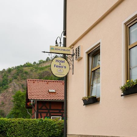 Hotel & Ferienwohnungen Bohlenblick Saalfeld Saale Екстер'єр фото