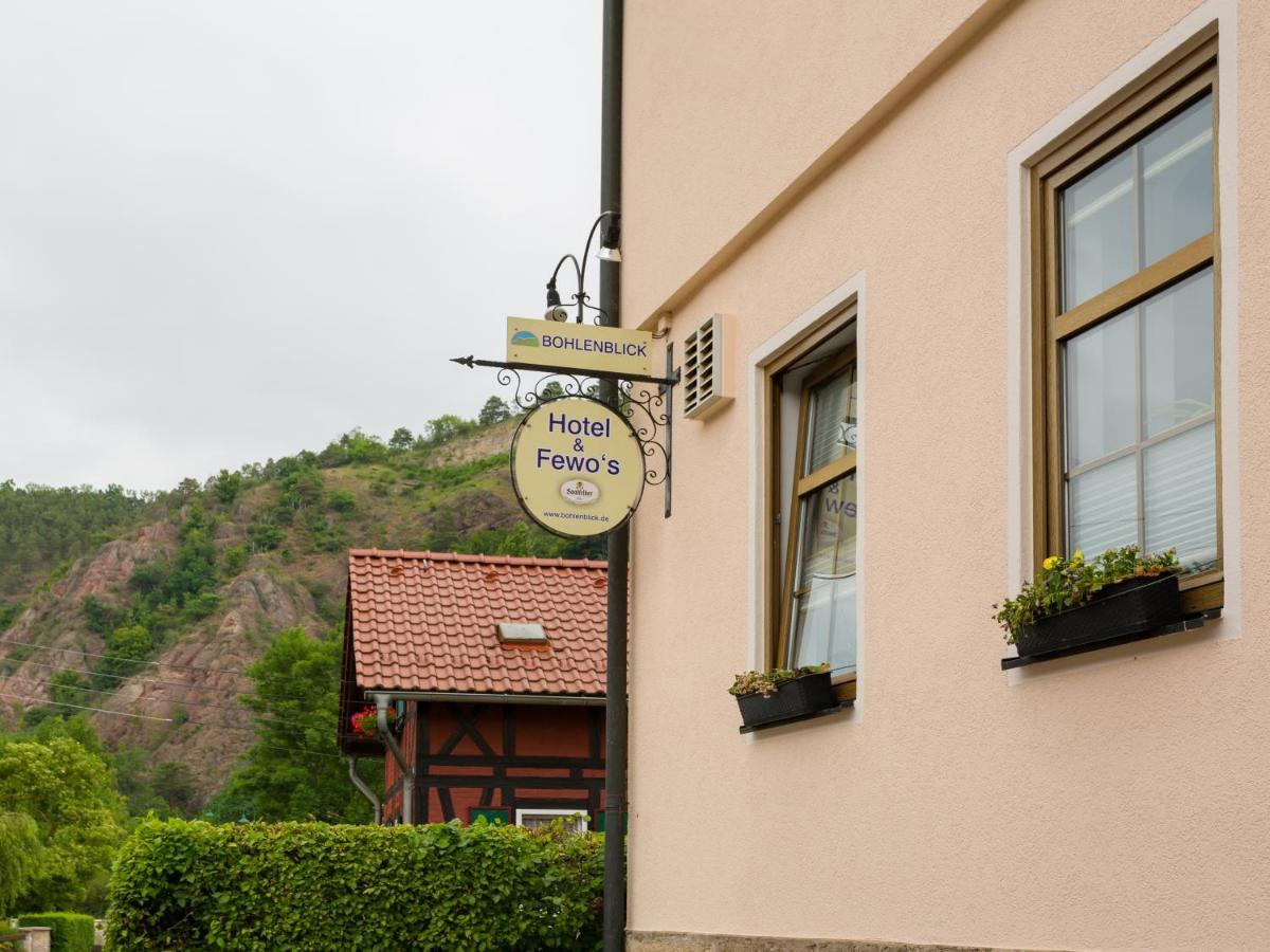 Hotel & Ferienwohnungen Bohlenblick Saalfeld Saale Екстер'єр фото